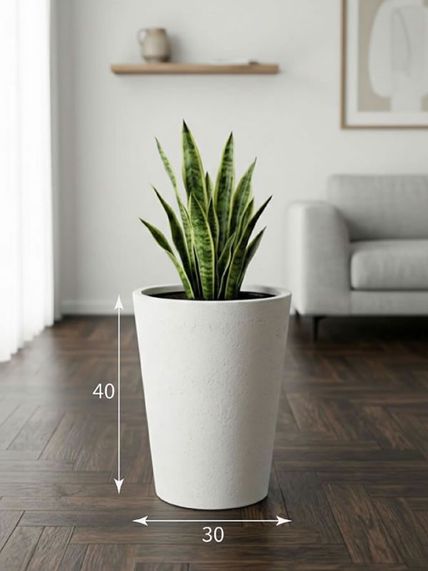 Evaform Cone 22 л, 40*30 см, 6 кг, белый, конус