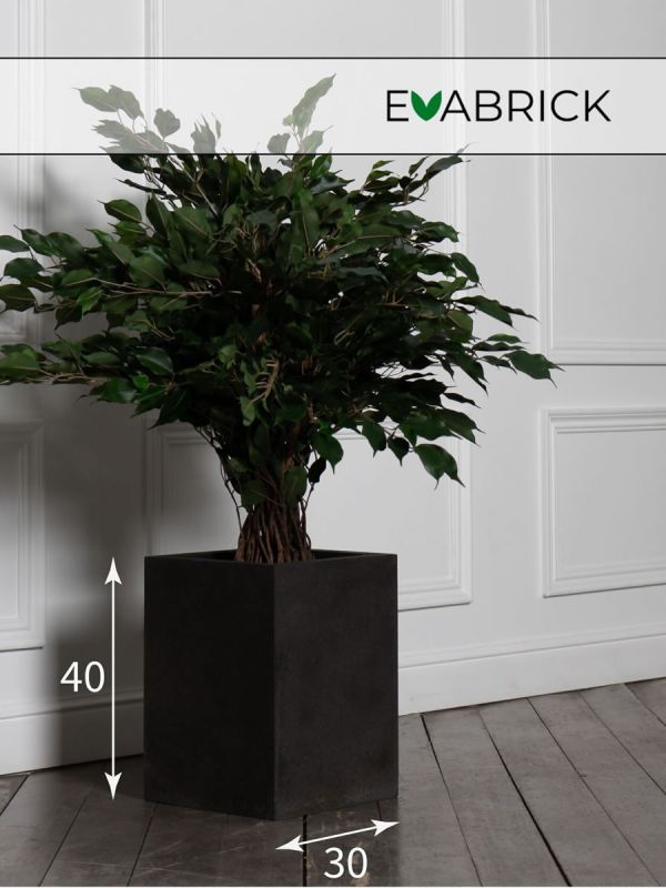 Evaform Cube 29 л, 40*30 см, 10 кг, черный, куб