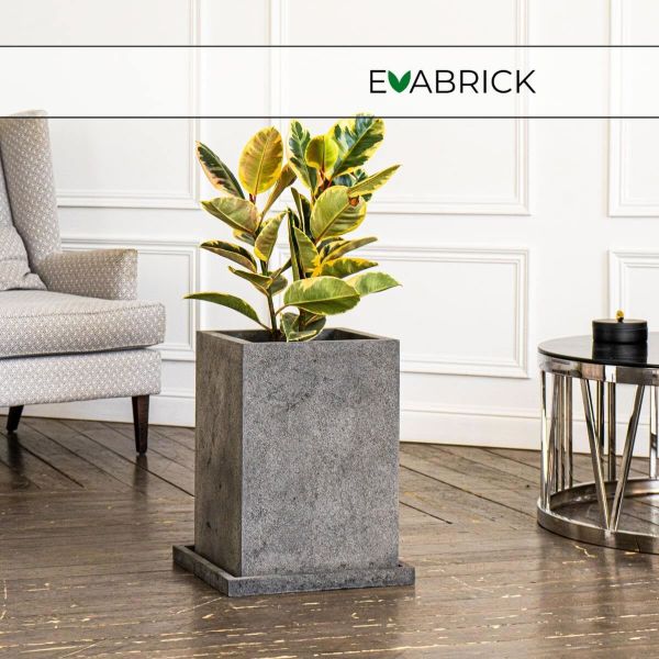 Evaform Cube 51 л, 50*35 см, 17.5 кг, серый, куб с поддоном