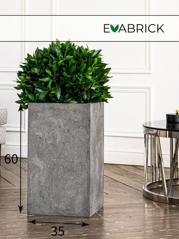 Evaform Cube 62 л, 60*35 см, 17 кг, серый, куб