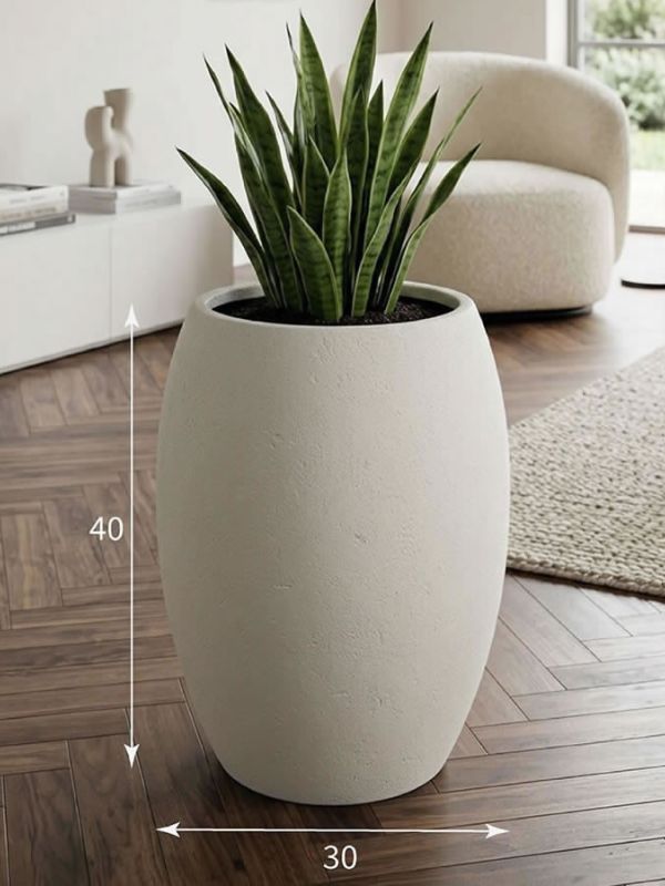 Evaform Amphora 22 л, 40*30 см, 6 кг, белый, амфора