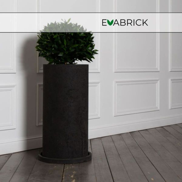 Evaform Cylinder 84 л, 80*40 см, 27 кг, черный, цилиндр с поддоном