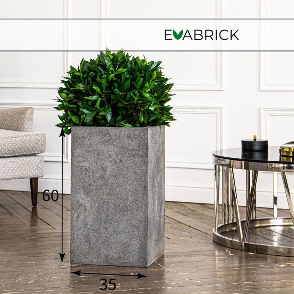 Evaform Cube 62 л, 60*35 см, 17 кг, серый, куб