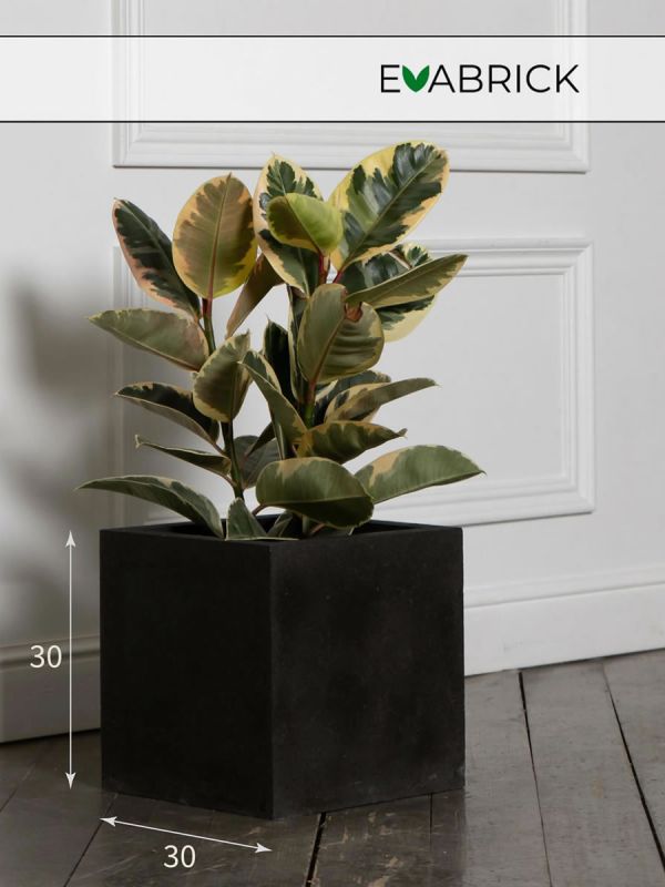 Evaform Cube 20 л, 30*30 см, 8 кг, черный, куб