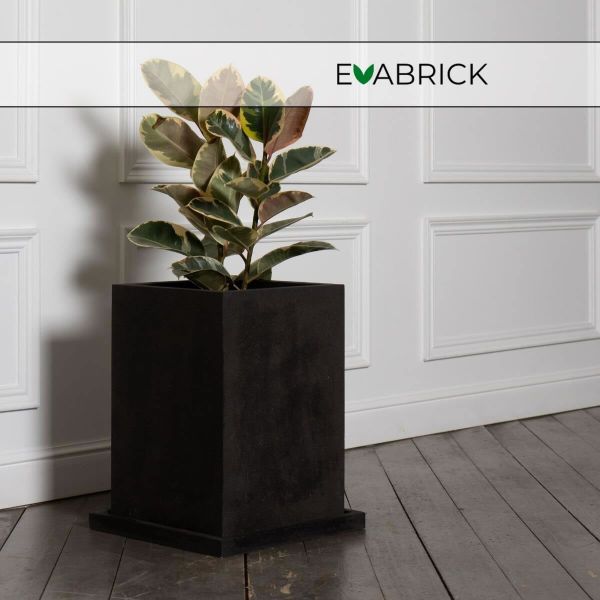 Evaform Cube 51 л, 50*35 см, 17.5 кг, черный, куб с поддоном