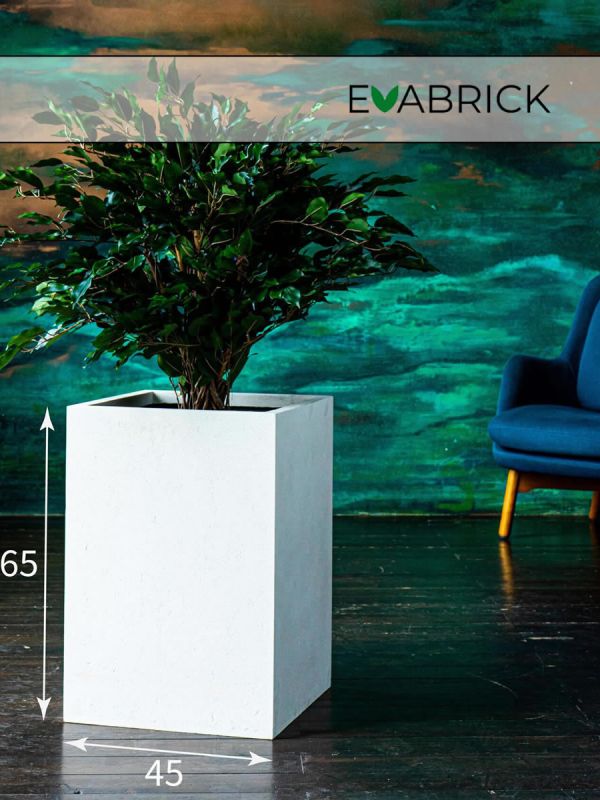 Evaform Cube 114 л, 65*45 см, 24 кг, белый, куб
