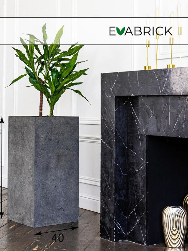 Evaform Cube 113 л, 80*40 см, 27 кг, серый, куб