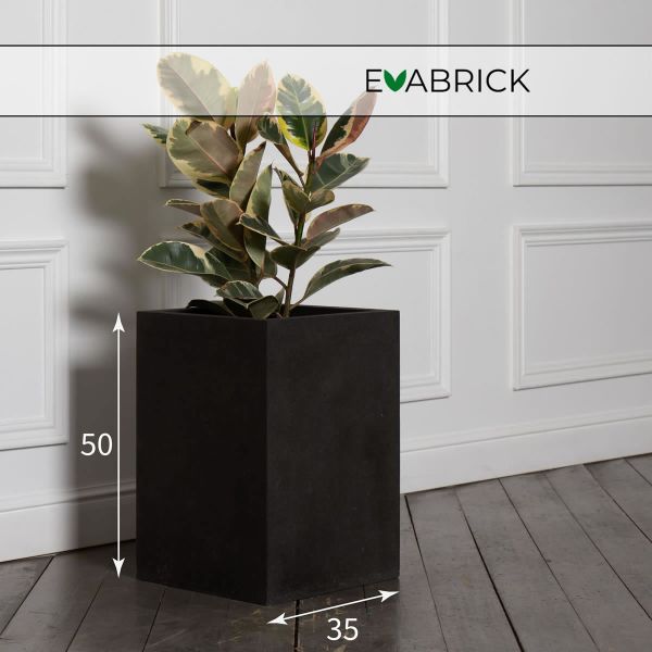 Evaform Cube 51 л, 50*35 см, 14 кг, черный, куб