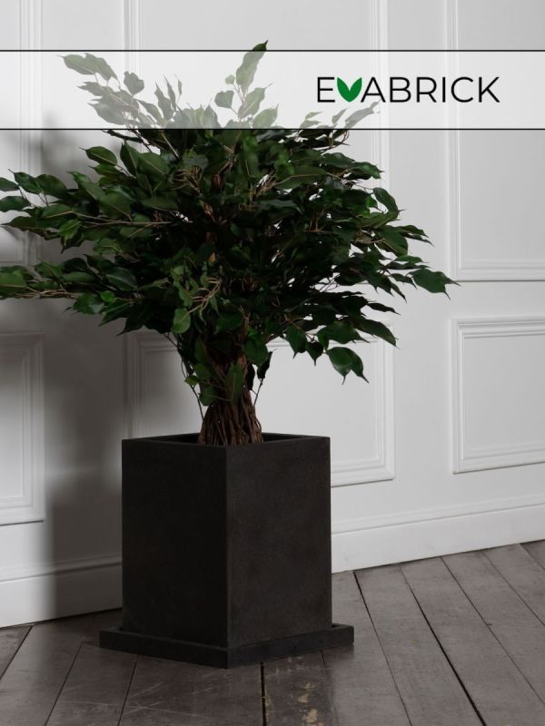 Evaform Cube 29 л, 40*30 см, 13 кг, черный, куб с поддоном