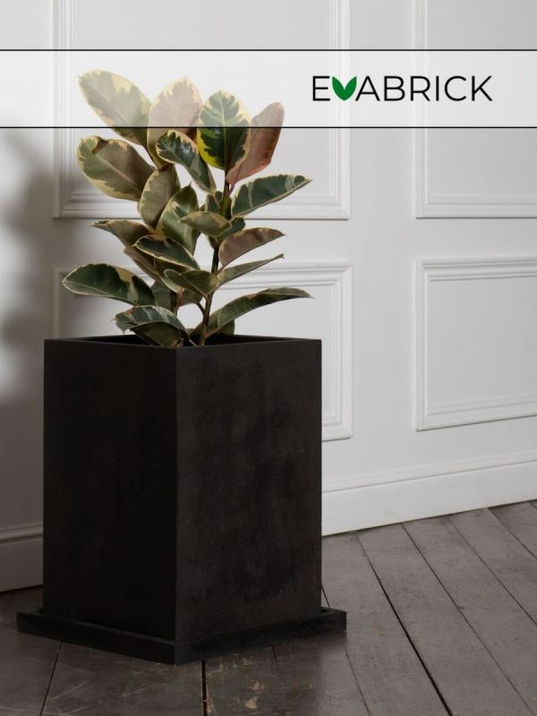 Evaform Cube 51 л, 50*35 см, 17.5 кг, черный, куб с поддоном