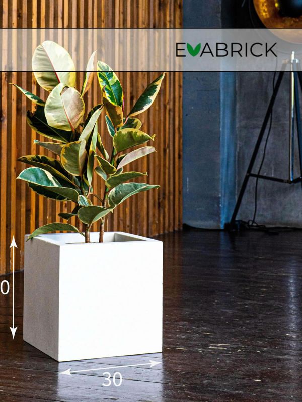 Evaform Cube 20 л, 30*30 см, 8 кг, белый, куб