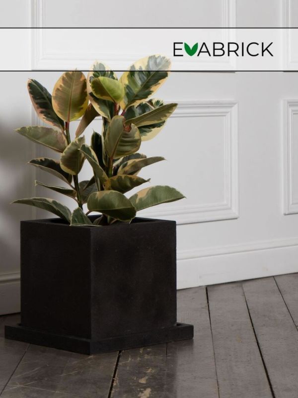 Evaform Cube 20 л, 30*30 см, 11 кг, черный, куб с поддоном
